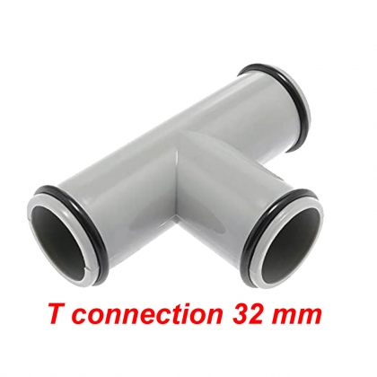 P6362ASS16 T connector 32mm